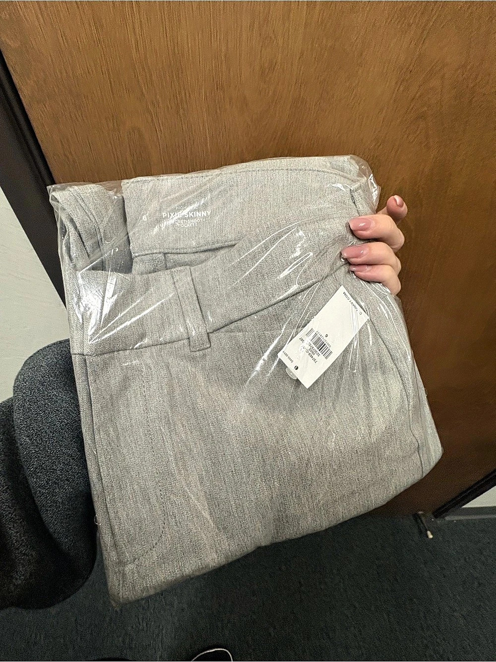 Pixie Skinny Pants in Gray Size 6 NWT